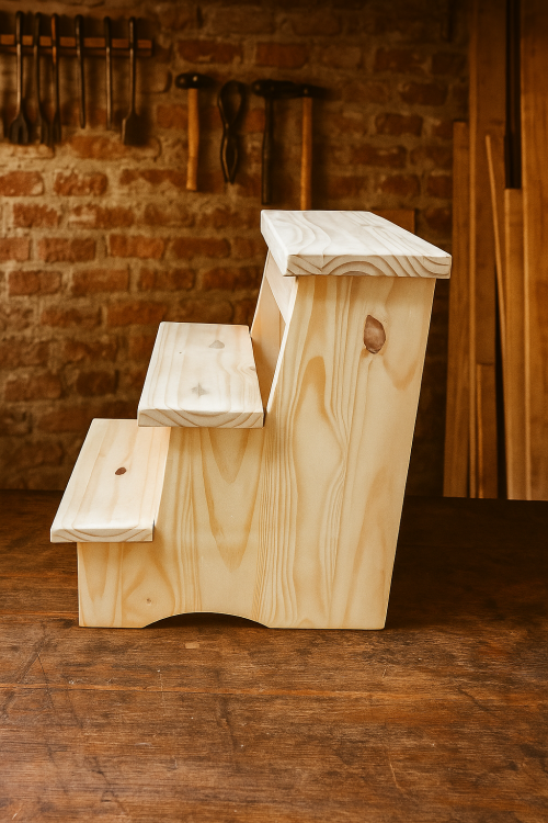 Banco escalera fijo  - 3 escalones 