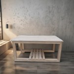 Mesa ratona con varillas 