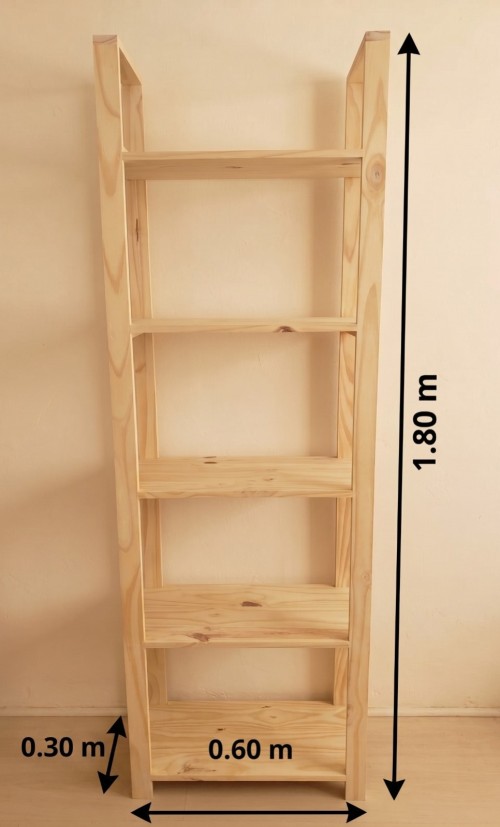 Biblioteca Nórdica 60 x 30 x 180