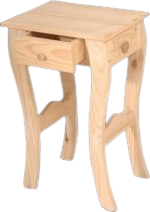 Mesa de Luz Con Cajón 0,40 X 0,65 - Varios Modelos - Oferta